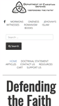 Mobile Screenshot of christiandefense.org